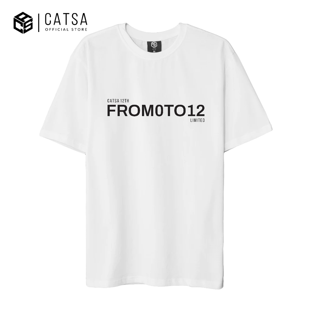[Hàng tặng không bán] Áo thun trắng đen FROM0TO12 CATSA phiên bản giới hạn chất liệu cotton thoáng mát ATN175-176