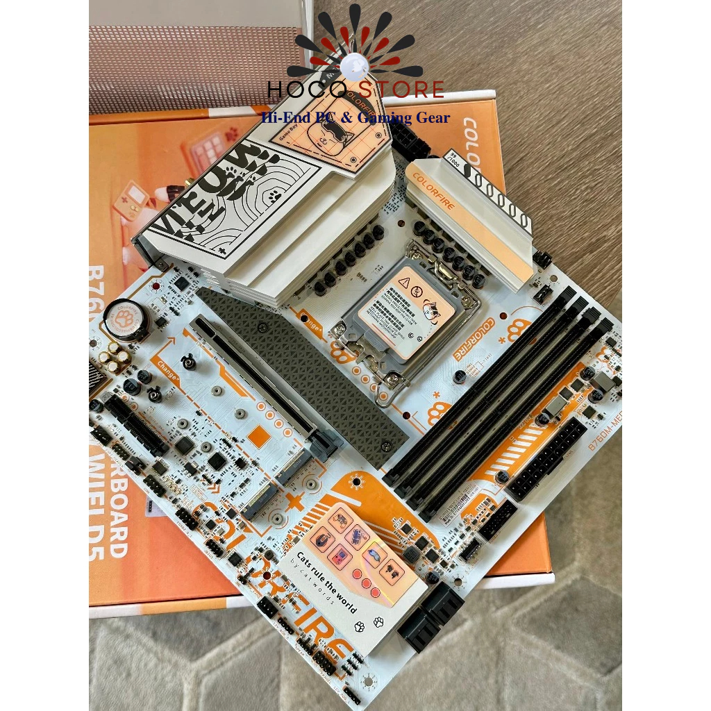 Bộ PC Gaming Mạnh Mẽ với i5 12400F, RTX 4060 MEOW-ORG | Hoco Store PC