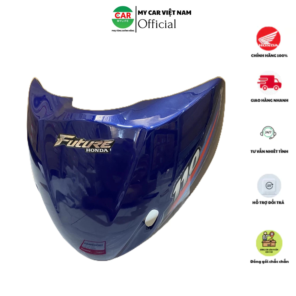 Bộ mặt nạ trước HONDA FUTURE 1 màu Xanh tím.  64300KFL830ZA