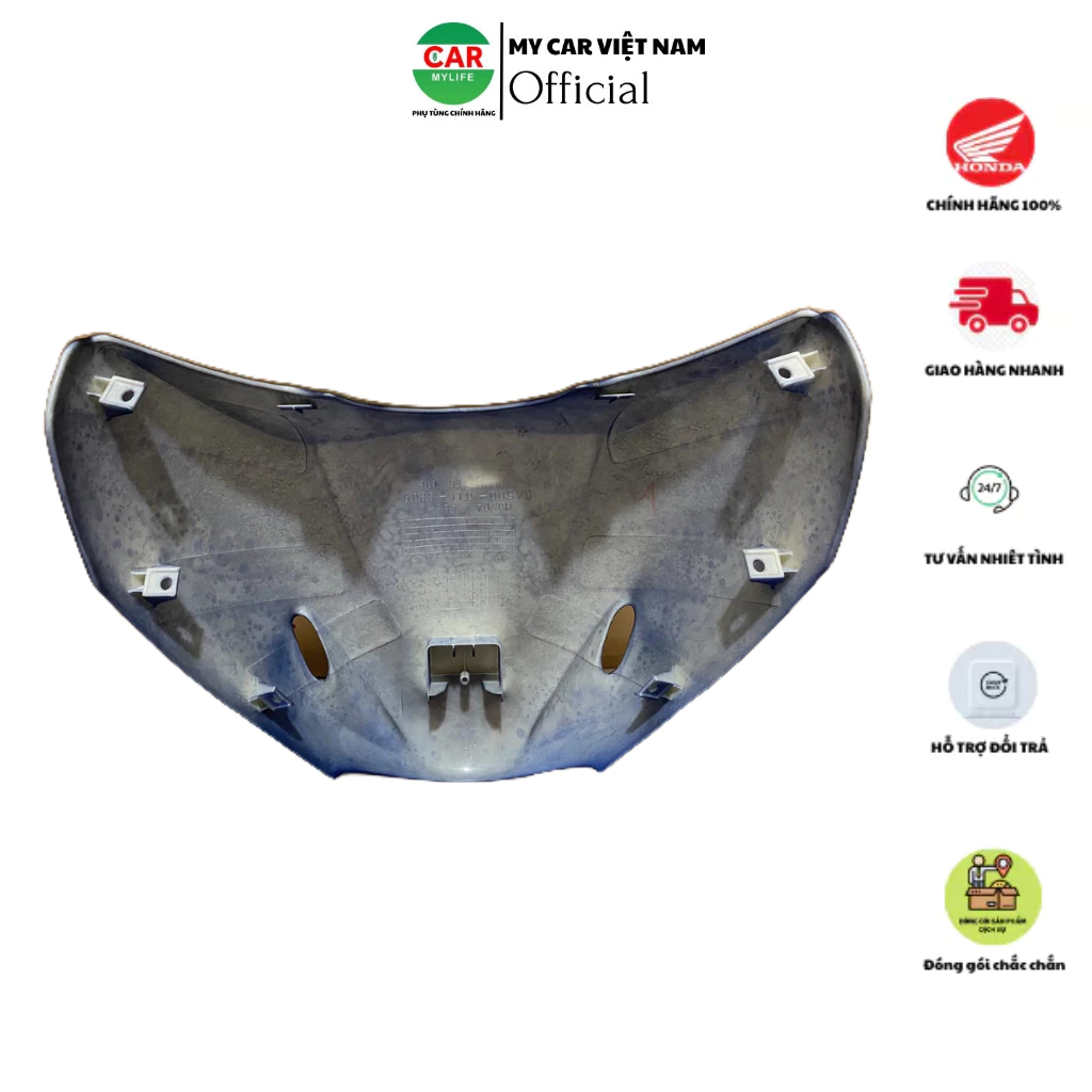 Bộ mặt nạ trước HONDA FUTURE 1 màu Xanh tím.  64300KFL830ZA