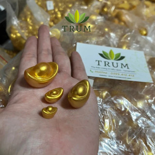 Thỏi Vàng Mini Trang Trí Tiểu Cảnh Tết - thỏi vàng trang trí, tiểu cảnh sen đá