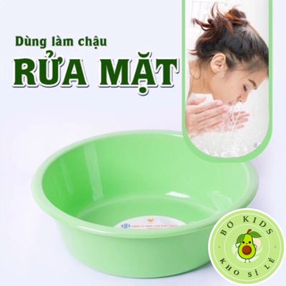 Chậu nhựa tròn đa năng Việt Nhật 3 size (MS: 2264/2263/2261), Thau rửa mặt
