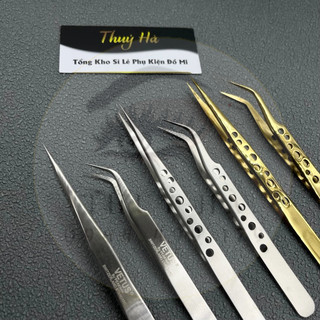 Nhíp tách mi Lỗ Cong-Thẳng_Cong -Thẳng Trơn (Hàng loại 1)_dụng cụ nối mi_THÚY HÀ
