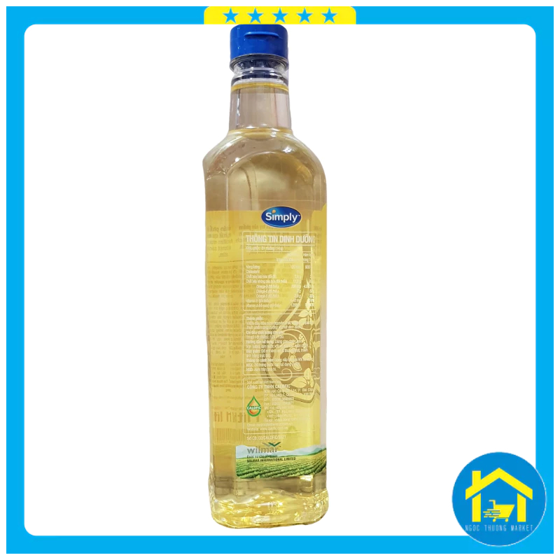 Dầu ăn đậu nành Simply 1 lít