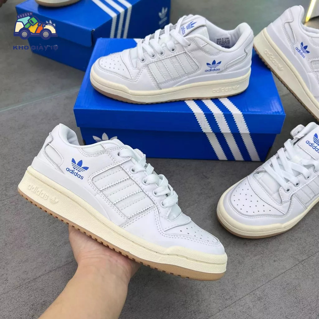 Giày thể thao Adidas Forum 84 low white blue bird siêu hot trend bản đẹp 2023
