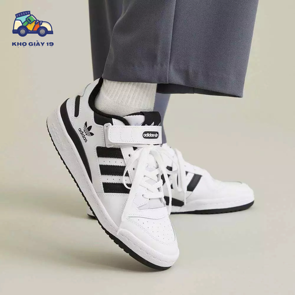 Giày thể thao Adidas Forum 84 low black white_Giày Das 84 đen trắng cổ thấp 2023