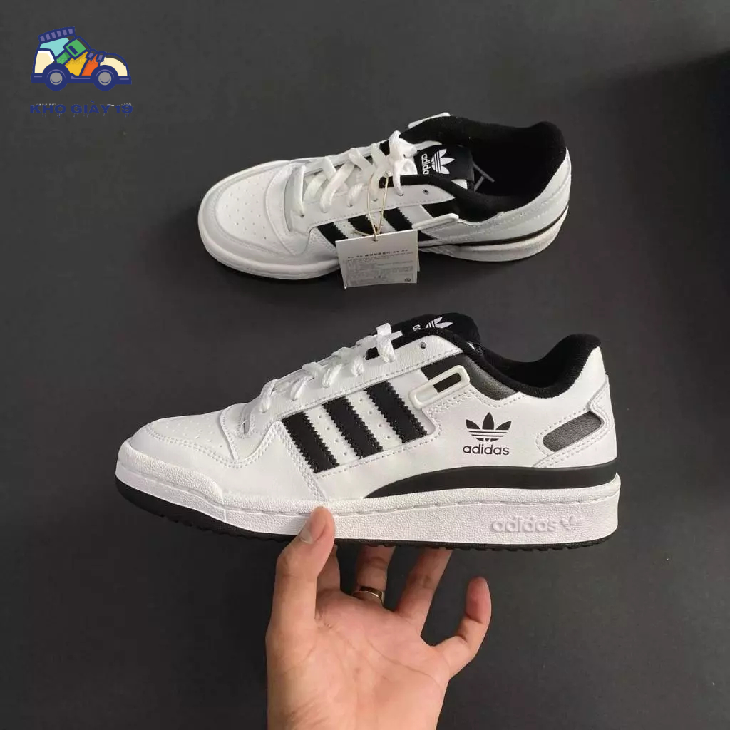 Giày thể thao Adidas Forum 84 low black white_Giày Das 84 đen trắng cổ thấp 2023