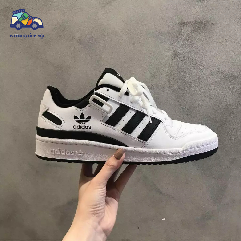 Giày thể thao Adidas Forum 84 low black white_Giày Das 84 đen trắng cổ thấp 2023