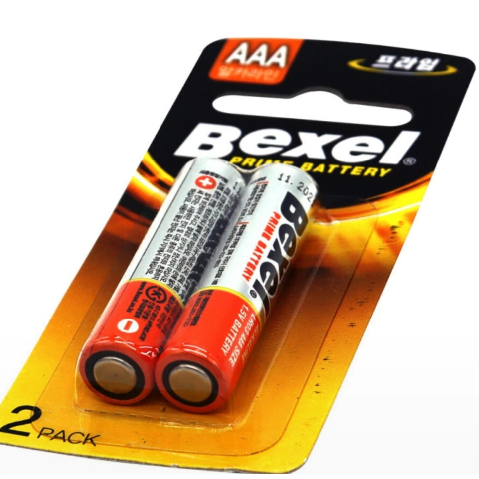 Pin AAA Bexel1.5v Hàn Quốc chính hãng. - LR3 1 vỉ 2 viên