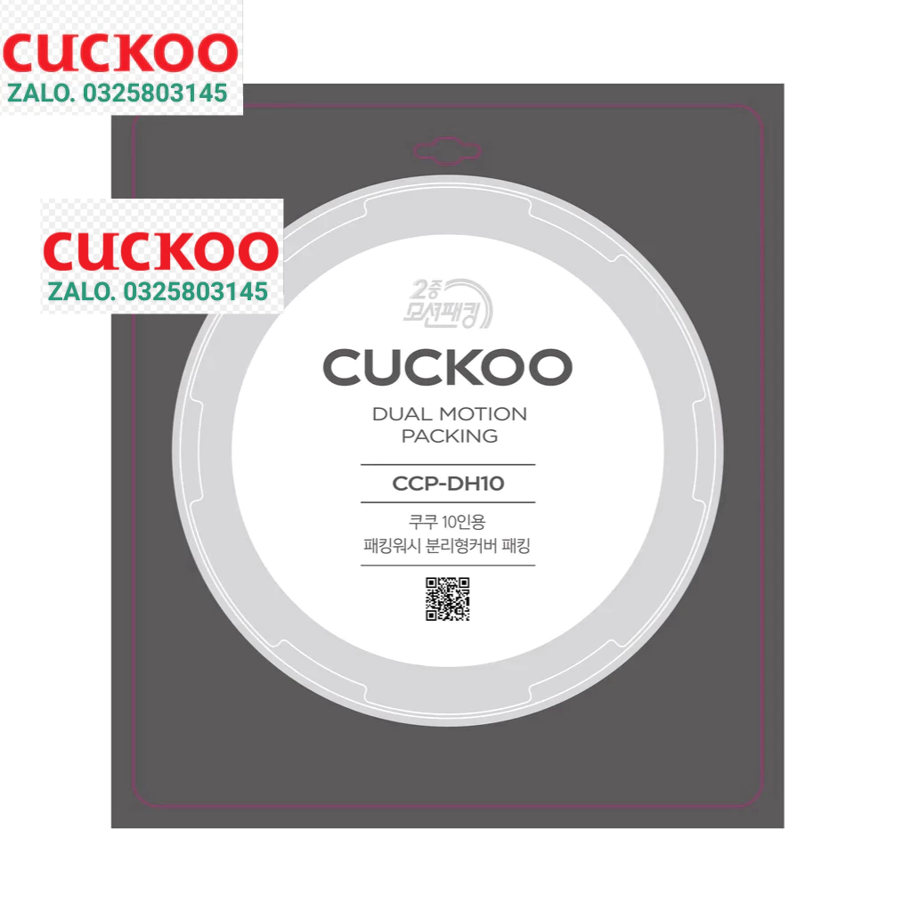 Gioăng kép Nồi cơm điện Cuckoo CCP-DH10 - Hàng chính hãng - Chất lượng Hàn Quốc