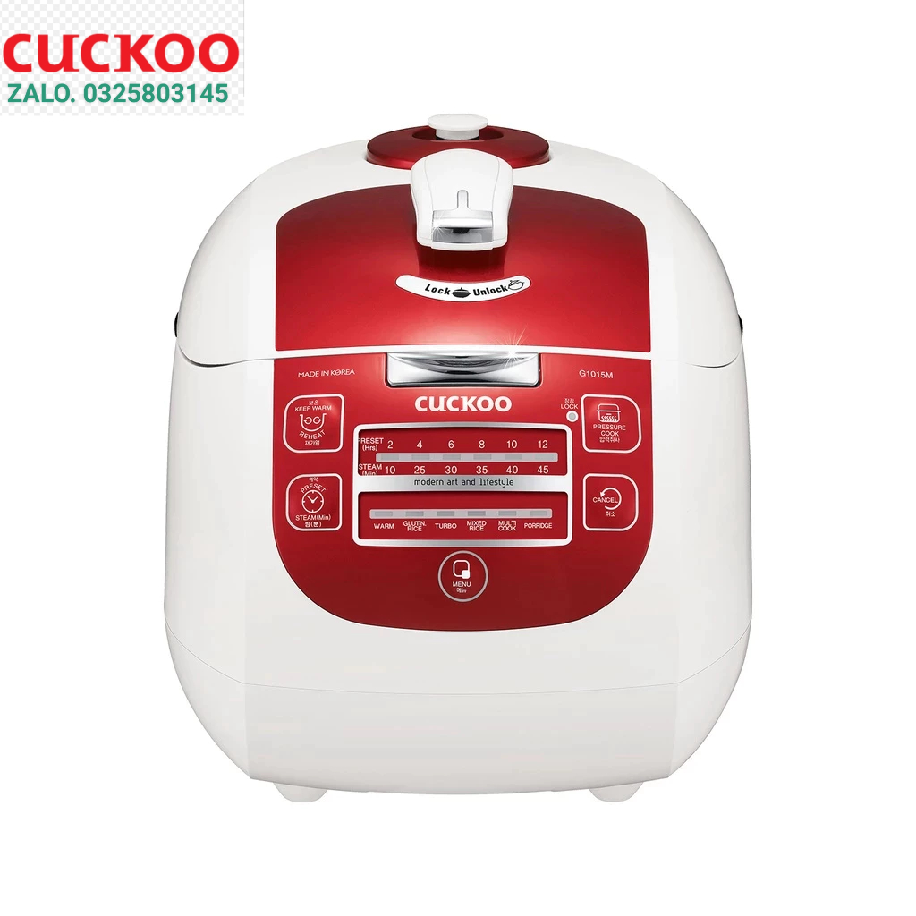 Nồi cơm áp suất điện tử CUCKOO 1.8L CRP-G1015M - HÀNG CHÍNH HÃNG - CHẤT LƯỢNG