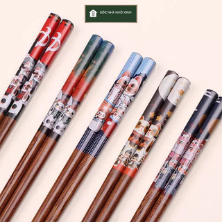 Đũa tre xuất NHẬT kháng khuẩn set 5 đôi