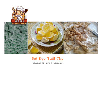 Kẹo bạc hà - kẹo cau - kẹo ú set kẹo tuổi thơ