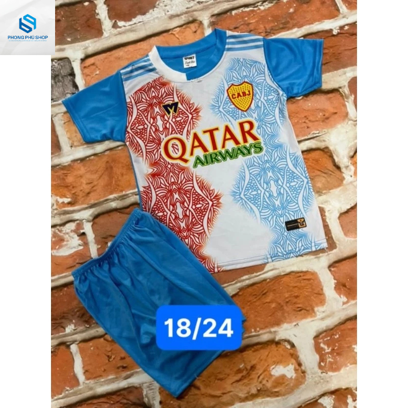Combo 3 bộ thể thao bé, bộ bóng đá size 18-24