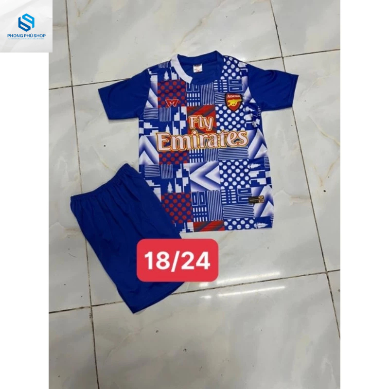 Combo 3 bộ thể thao bé, bộ bóng đá size 18-24