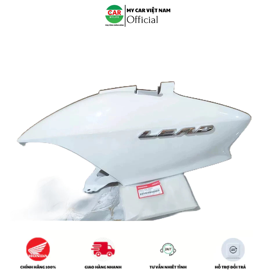 Bộ ốp sườn bên trái - ốp hông HONDA LEAD 110 năm 2009-2011 màu Trắng. *NHA96P*