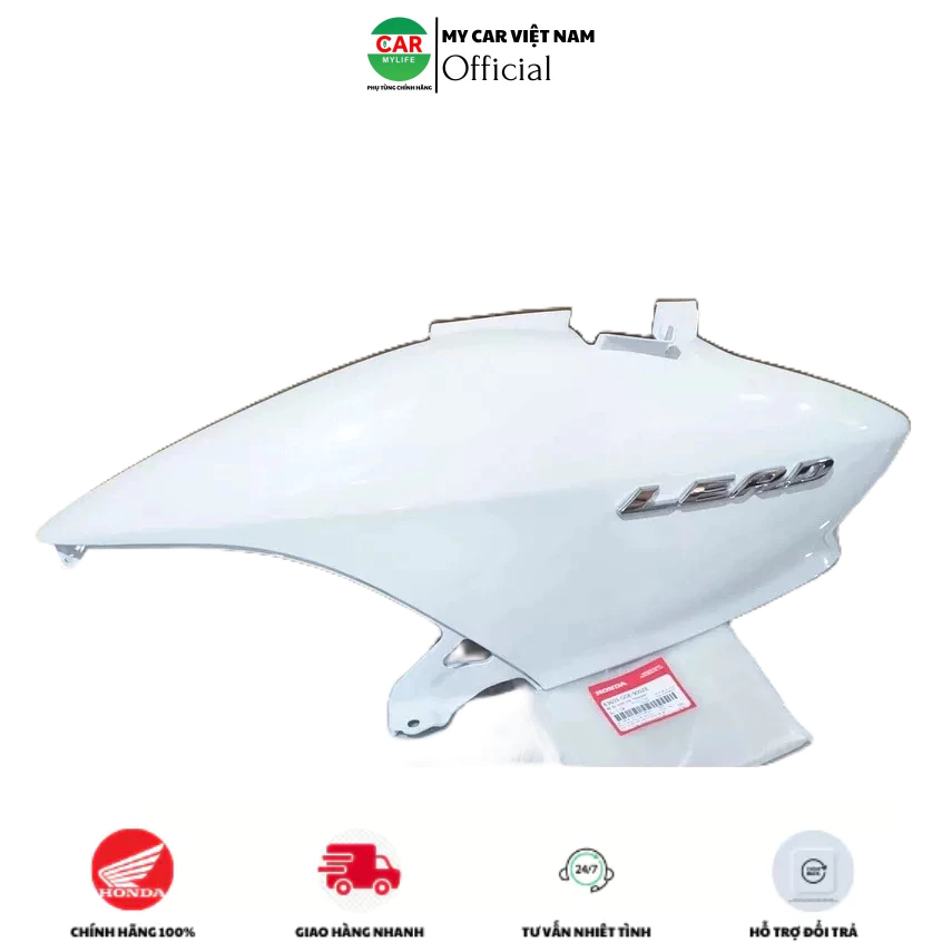 Bộ ốp sườn bên trái - ốp hông HONDA LEAD 110 năm 2009-2011 màu Trắng. *NHA96P*