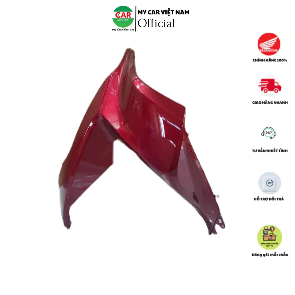Ốp trước bên phải - cánh yếm phải HONDA PCX 125 năm 2014-2015-2016 màu Đỏ mận. *R350C*