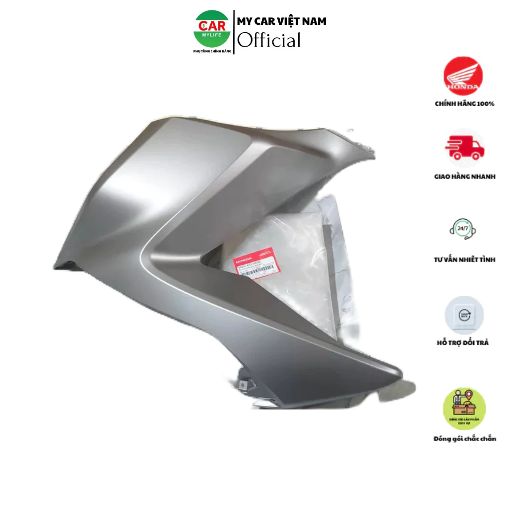 Ốp trước bên phải - cánh yếm HONDA PCX 125 năm 2014-2015-2016 màu Bạc nhám. *NHB18M* (64501K35V00ZE)
