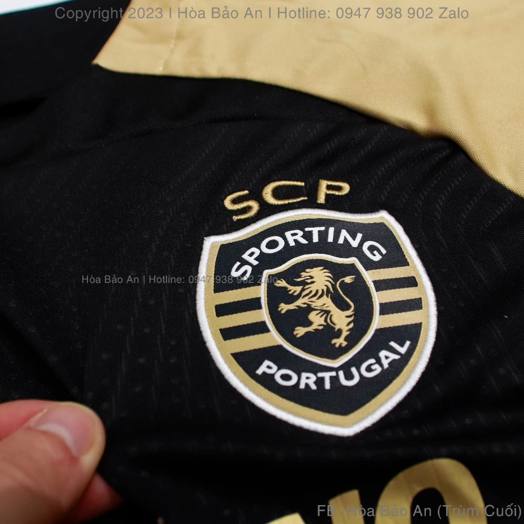 Bộ Quần Áo Bóng Đá CLB Sporting Lisbon , Áo Đá Banh Ronaldo, CR7 - Vải Polyester Gai Thái Cao Cấp phom 45-90kg