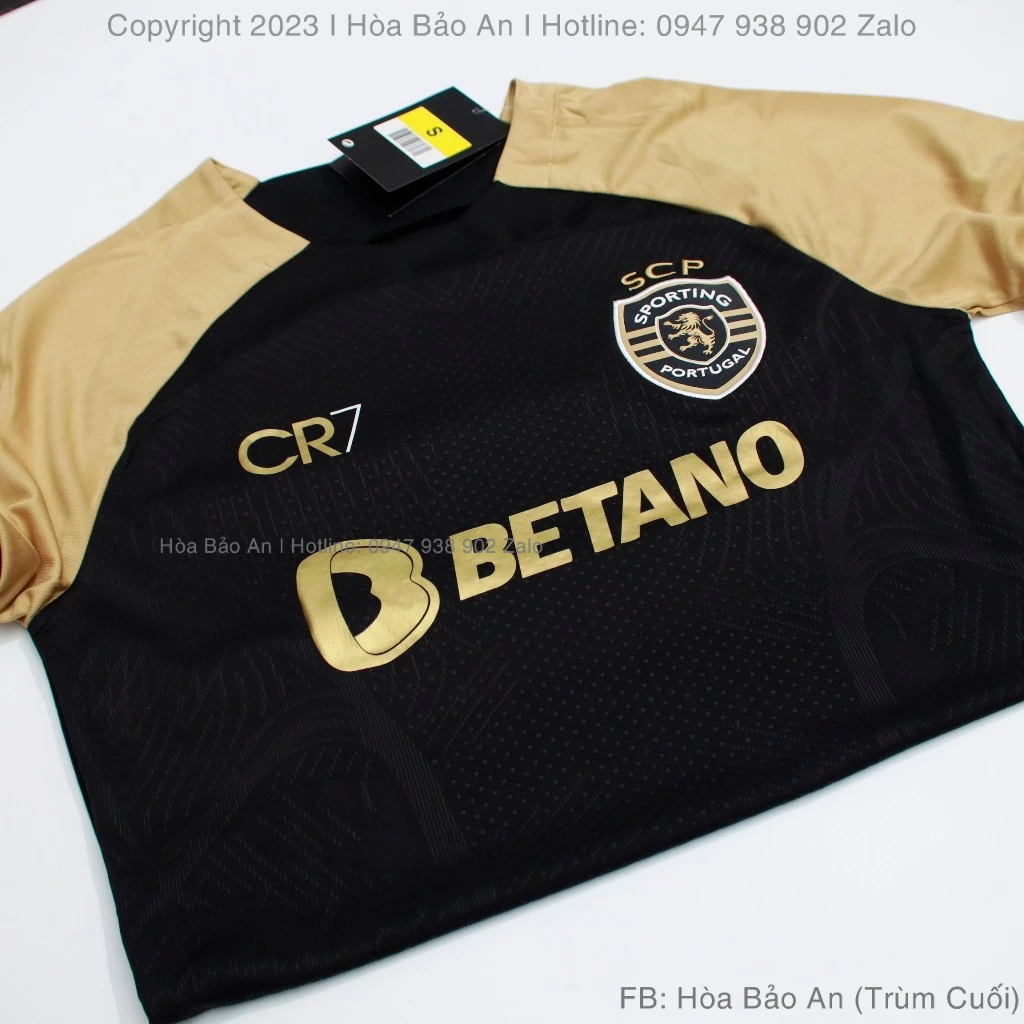 Bộ Quần Áo Bóng Đá CLB Sporting Lisbon , Áo Đá Banh Ronaldo, CR7 - Vải Polyester Gai Thái Cao Cấp phom 45-90kg