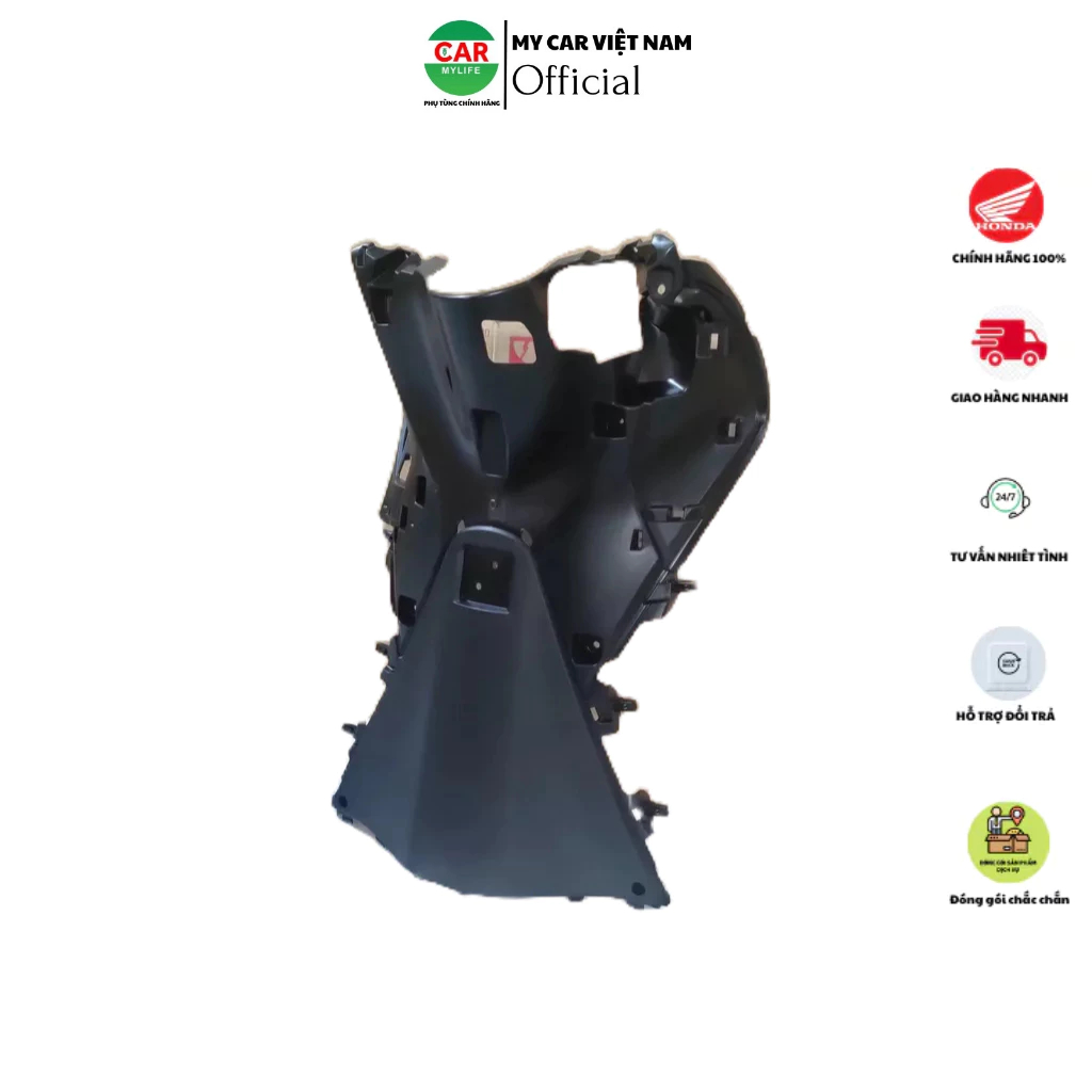 Ốp trên bên trong - ốp dưới ổ khóa HONDA SH 125&150 năm 2017-2018-2019 màu Đen. *NH1* (81131K77V00ZA)