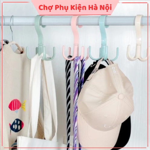 Móc Nhựa 4 Chấu Tiện Lợi Xoay 360 Độ tiện dụng 30003 Chợ Phụ Kiện Hà Nội