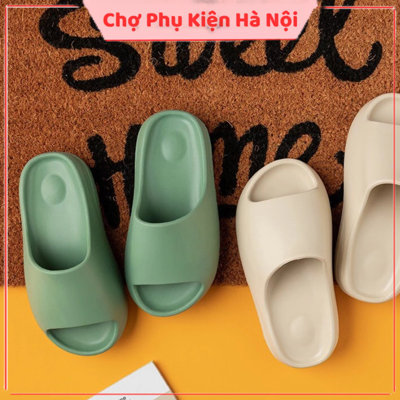 (Hàng loại 1) Dép quai ngang unisex độn đế chống trơn trượt đi siêu êm A142 Chợ Phụ Kiện Hà Nội