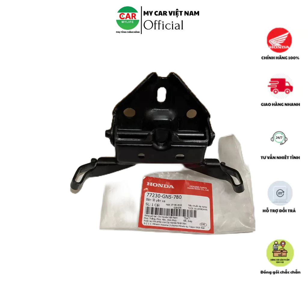 Bản lề yên xe HONDA DREAM, hàng Chính Hãng. (77230GN5780)