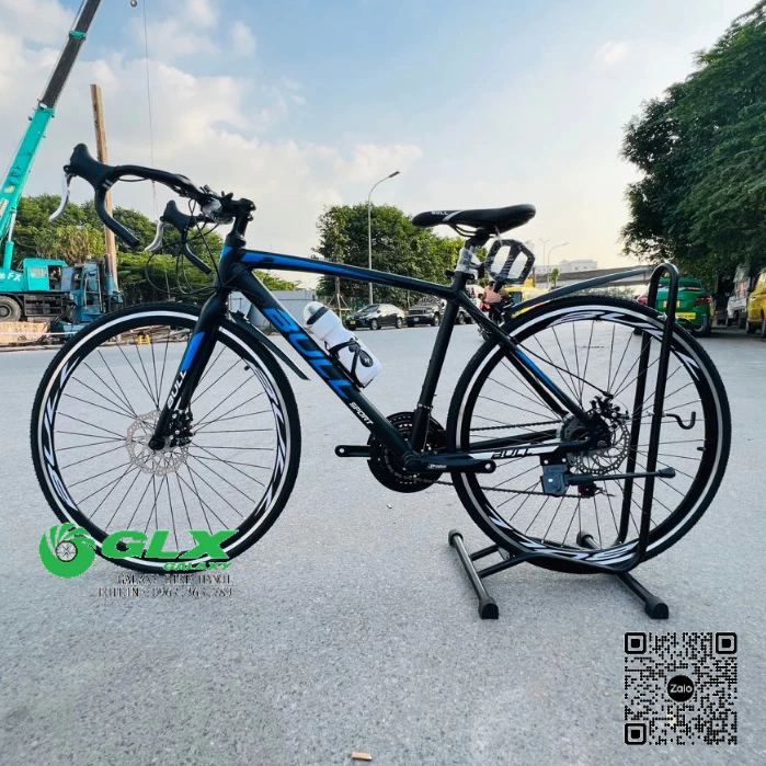 Xe Đạp Tay Cong BULL C400 Mẫu Mới 2023 Khung Nhôm, Bộ Đề Shimano Chính Hãng, Vành 700C Thể Thao, Đùi Đĩa PROWHEEL