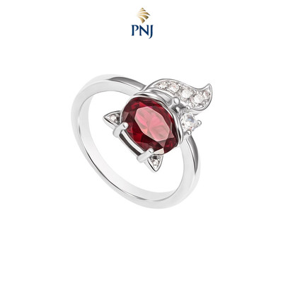 Nhẫn Bạc đính đá Sythentic PNJSilver ZTXMW060007
