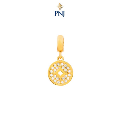 Hạt Charm Bạc đính đá CZ PNJSilver XMXMY060004