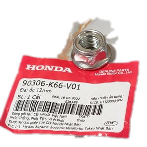 Ốc trục trước ốc trục sau xe DREAM WAVE xe Ga HONDA Đai ốc 12mm mã SP 90306K66V01