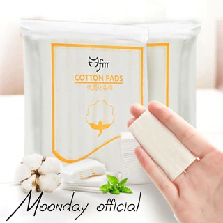 Bông tẩy trang 222 miếng cotton pads 3 lớp mềm mịn thấm hút tốt