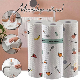 Khăn Giấy Đa Năng Lau Bếp, Lau Tay, Cuộn Giấy Đa Năng Thấm Nước,Thấm Dầu Có Thể Tái Sử Dụng