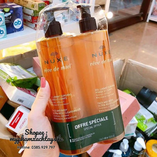 Sữa Rửa Mặt Nuxe Mật Ong Reve De Meil 400ML - SRM NUXE NÂU