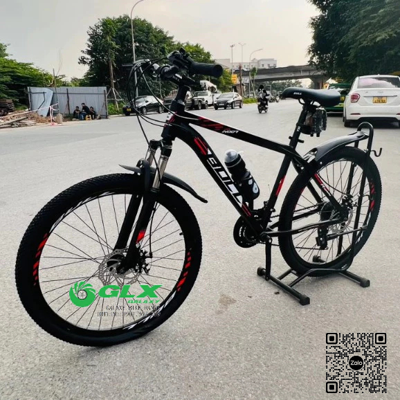 Xe Đạp Địa Hình Bull N007 Khung Nhôm Sơn Tĩnh Điện, Đề Shimano Chính Hãng 21 Tốc Độ, Phanh Đĩa, Vành 26inch