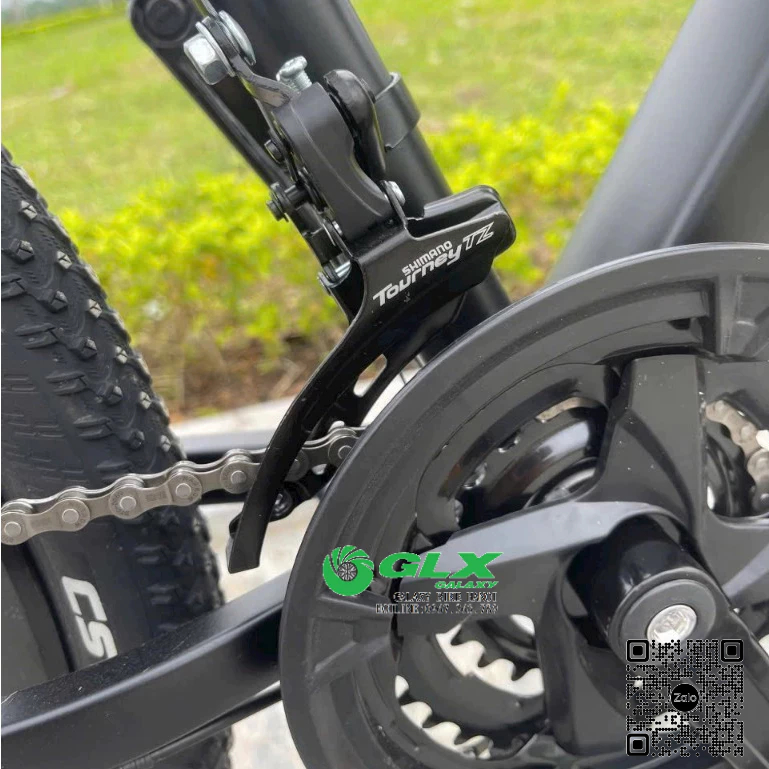 Xe Đạp Địa Hình Bull N007 Khung Nhôm Sơn Tĩnh Điện, Đề Shimano Chính Hãng 21 Tốc Độ, Phanh Đĩa, Vành 26inch