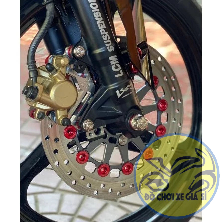 Pát trước Winner đĩa 245/260/267mm xài heo Ex150. Pad heo dầu