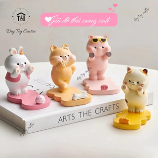 HOT♨️Phụ kiện trang trí giá đỡ điện thoại, máy tính bảng ipad để bàn hình thú cưng Giá Đỡ Thú Cưng Cute