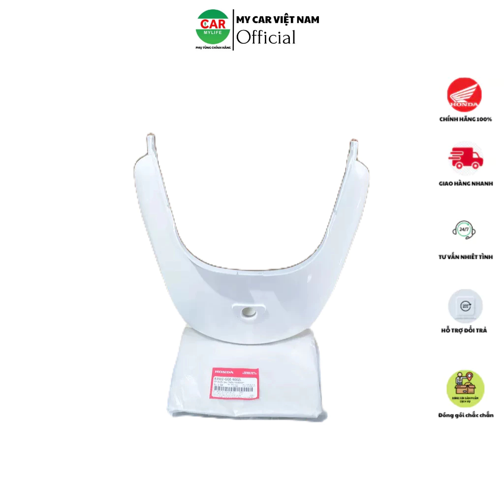 Ốp đuôi sau trên - mui rùa HONDA LEAD 110 năm 2009-2011-2012 màu Trắng. *NHB35P*