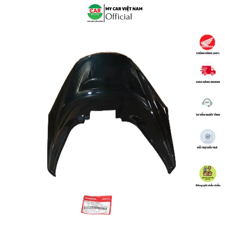 Ốp nhựa trung tâm trên - mui rùa HONDA LEAD 125 năm 2018-2019-2020-2023 màu Xanh lục. *G209P* 80151K12V00ZJ