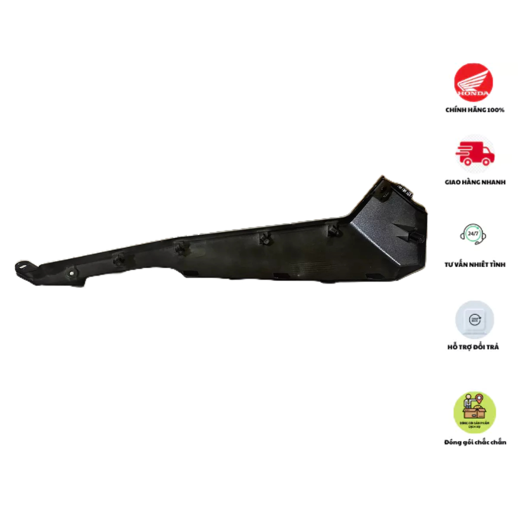 Ốp sàn dưới - thanh cạnh bên trái HONDA AIR BLADE 125 năm 2012-2014 màu Đen. *NHB25M* 64431K27V00ZD