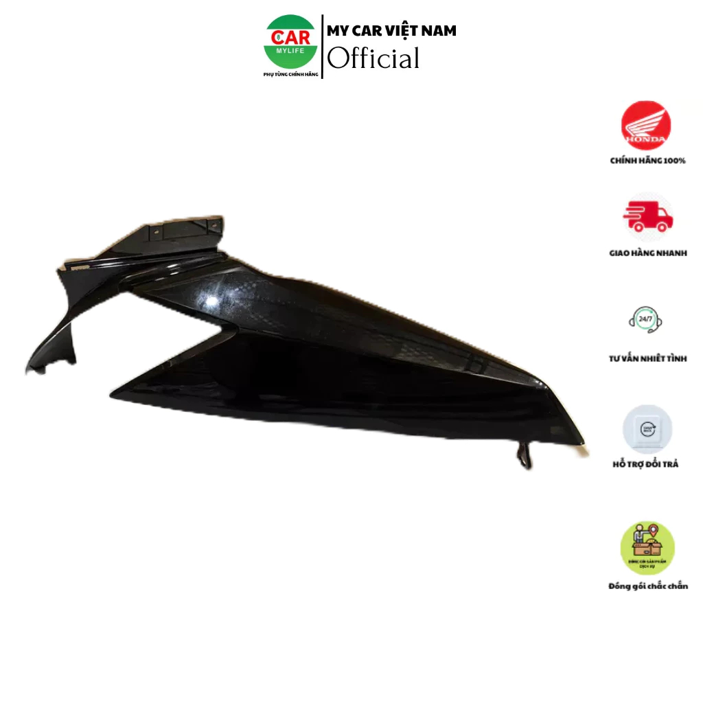 Bộ ốp đèn pha trước bên phải HONDA AIR BLADE 110 năm 2007 màu Đen. 64510KVG950ZA