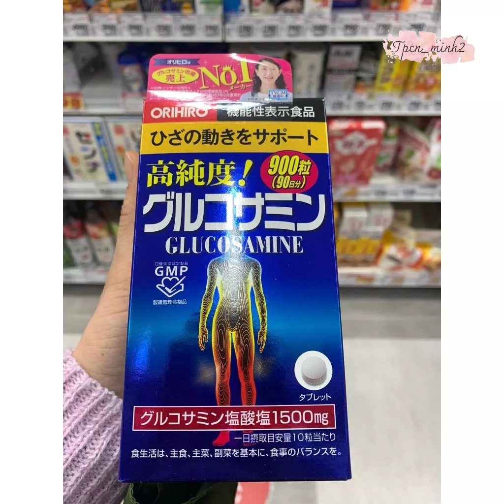 Viên uống bổ sung Glucosamine ORIHIRO Nhật Bản giảm đau xương khớp 900 viên