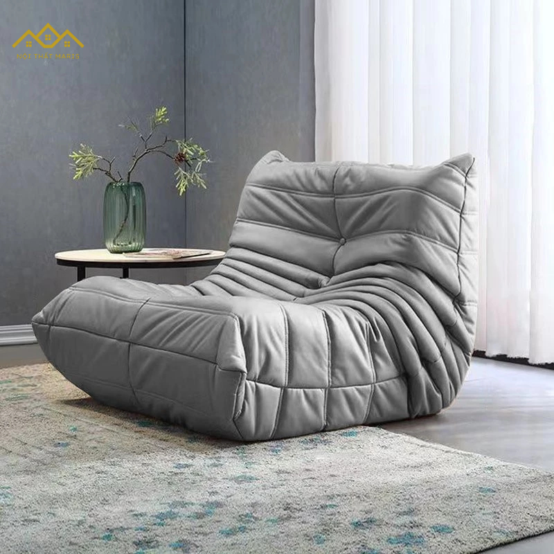 Ghế Sofa Thư Giãn, Ghế Togo, Ghế Lười Bọc Da Cao Cấp,Đồ Decor Phòng Khách Sang Trọng Hàng Nhập Khẩu Nội Thất Maris
