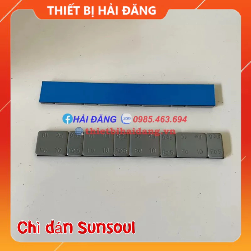 Chì dán mâm ô tô, chì cân mâm, Chì dán cân bằng lốp, Thương hiệu Sunsoul