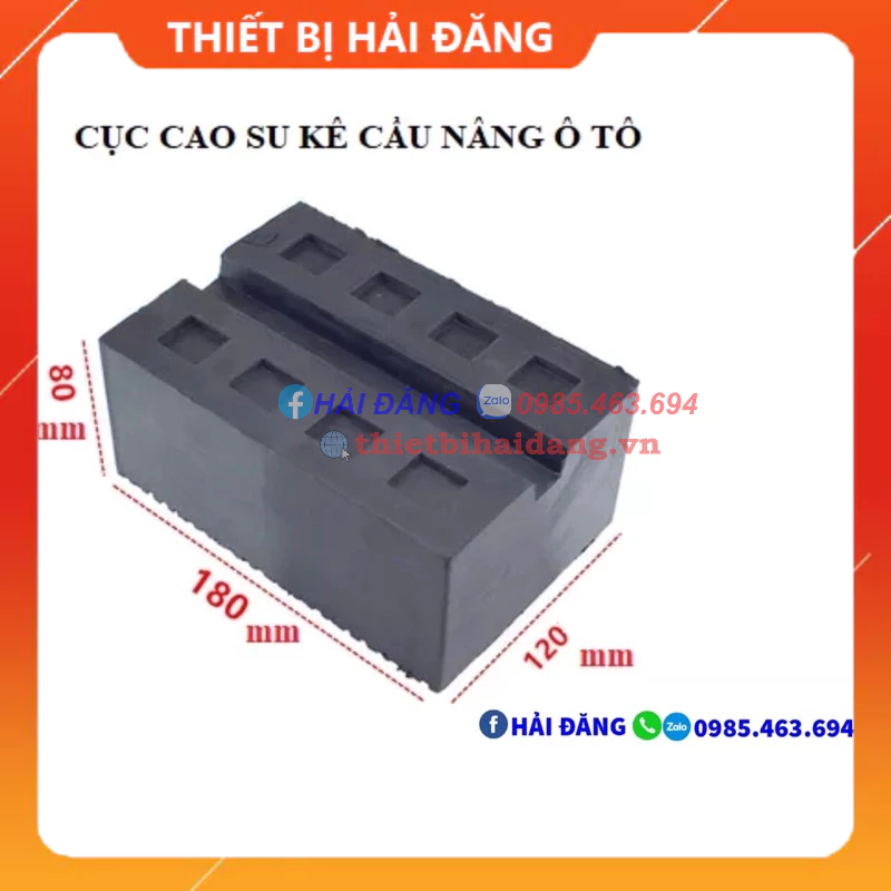 Cục cao su kê cầu nâng cắt kéo