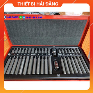 Bộ tip hoa thị 40 chi tiết, Bộ mũi lục giác 40 chi tiết cao cấp