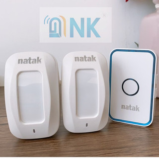 CHUÔNG BÁO KHÁCH BÁO TRỘM KHÔNG DÂY- 2 CẢM ỨNG 1 CHUÔNG-BẢO HÀNH 12 THÁNG 1 ĐỔI 1